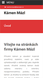Mobile Screenshot of kamenmazl.cz