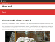 Tablet Screenshot of kamenmazl.cz